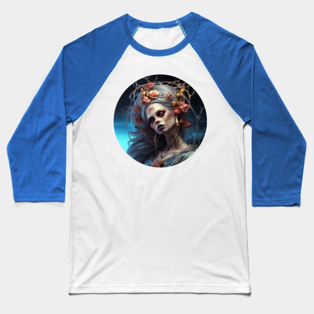 Undead Beauty Baseball T-Shirt by Jason's Finery